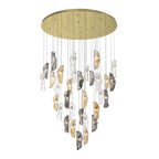 Lib&Co 10169-023-07 Gold Sorrento, 32 Light Led Grand Chandelier, Mixed, Gold Canopy Image 1