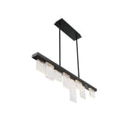 Lib&Co 10174-013 Brushed Black Siena, 8 Light Linear Chandelier, Brushed Black Image 4