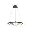 Lib&Co 10175-015 Metallic Brushed Grey Nettuno, Small Led Chandelier, Metallic Brushed Grey Image 1
