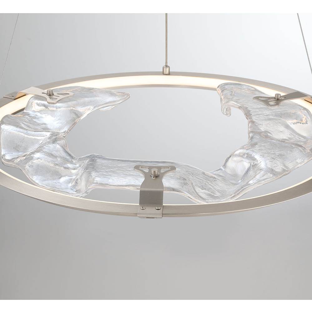 Lib&Co 10175-031 Metallic Brushed Champagne Nettuno, Small Led Chandelier, Metallic Brushed Champagne Image 2