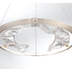 Lib&Co 10176-031 Metallic Brushed Champagne Nettuno, Large Led Chandelier, Metallic Brushed Champagne Image 2