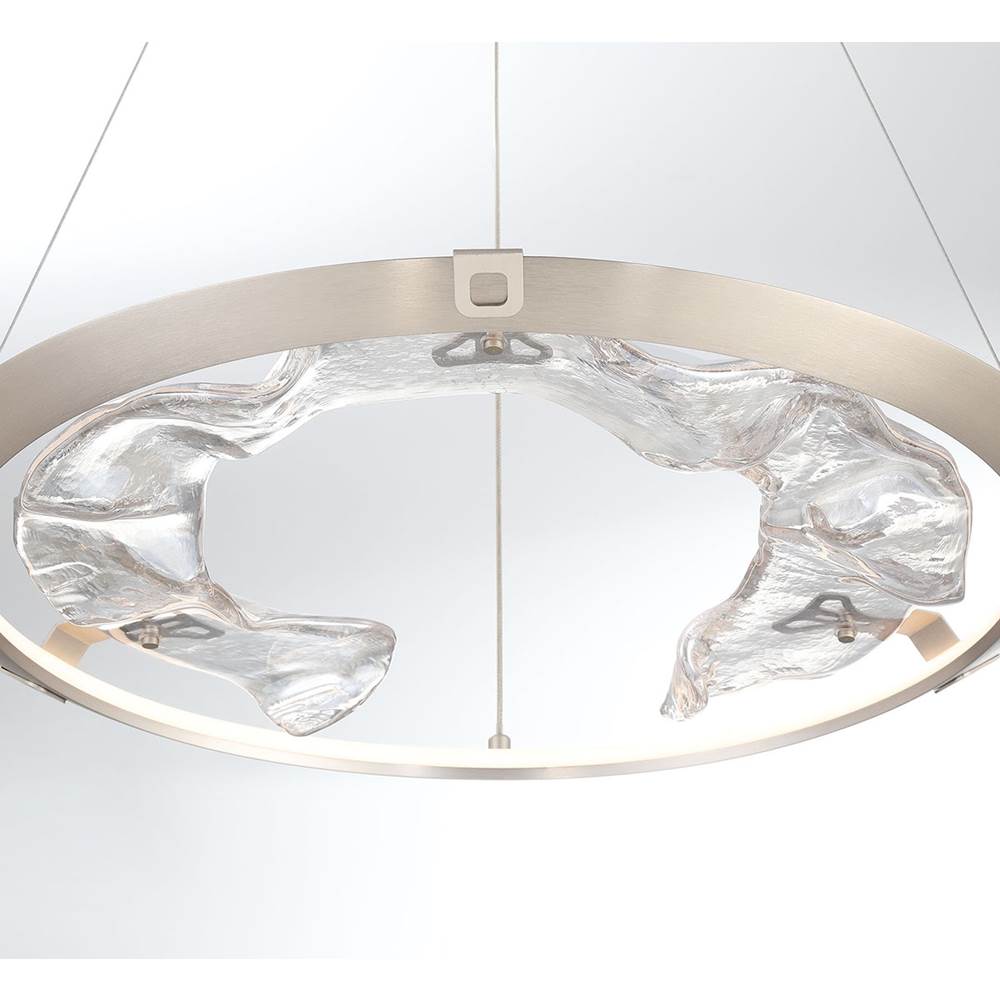 Lib&Co 10176-031 Metallic Brushed Champagne Nettuno, Large Led Chandelier, Metallic Brushed Champagne Image 2