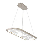 Lib&Co 10177-031 Metallic Brushed Champagne Nettuno, Small Oval Led Chandelier, Metallic Brushed Champagne Image 3