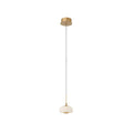 Lib&Co Adelfia, 1 Light Led Pendant, Painted Antique Brass