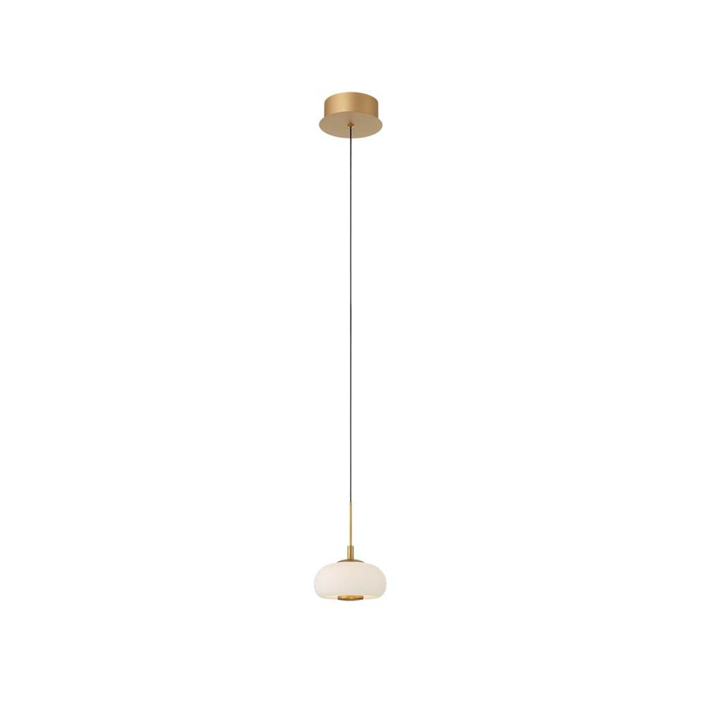 Lib&Co Adelfia, 1 Light Led Pendant, Painted Antique Brass
