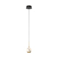 Lib&Co 10202-02 Matte Black Baveno, 1 Light Led Pendant, Matte Black Image 1