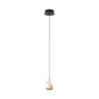 Lib&Co 10202-02 Matte Black Baveno, 1 Light Led Pendant, Matte Black Image 1