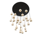 Lib&Co 10206-02 Matte Black Baveno, 31 Light Led Grand Chandelier, Matte Black Image 2