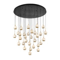 Lib&Co 10206-02 Matte Black Baveno, 31 Light Led Grand Chandelier, Matte Black Image 1