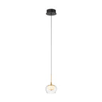 Lib&Co 10211-02 Matte Black Manarola, 1 Light Led Pendant, Matte Black Image 1