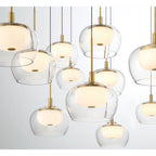 Lib&Co Manarola, 31 Light Led Grand Chandelier, Matte Black