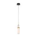 Lib&Co 10220-02 Matte Black Verona, 1 Light Led Pendant, Matte Black Image 1