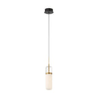 Lib&Co 10220-02 Matte Black Verona, 1 Light Led Pendant, Matte Black Image 1
