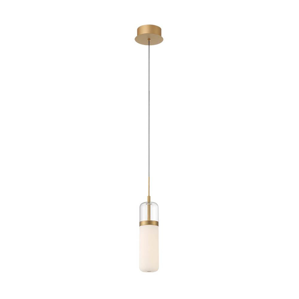 Lib&Co Verona, 1 Light Led Pendant, Matte Black
