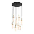 Lib&Co 10222-02 Matte Black Verona, 9 Light Round Led Chandelier, Matte Black Image 1