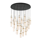 Lib&Co 10224-02 Matte Black Verona, 31 Light Led Grand Chandelier, Matte Black Image 1
