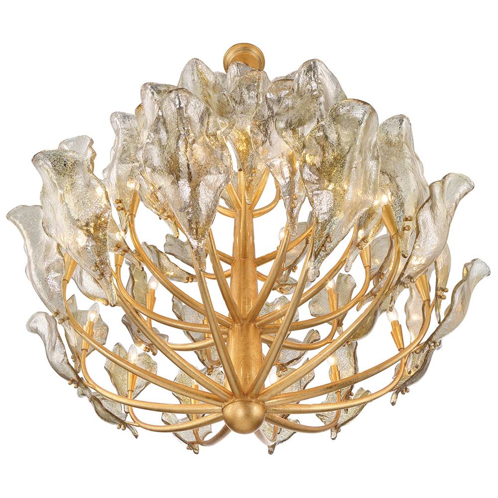 Lib&Co Brindisi, 32 Light Chandelier, Gold
