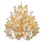 Lib&Co 12050-028 Gold Leaf Brindisi, 32 Light Chandelier, Gold Image 3