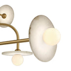 Lib&Co 12053-037 Brushed Brass Teramo, 10 Light Led Chandelier, Brushed Brass Image 3