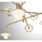 Lib&Co 12053-037 Brushed Brass Teramo, 10 Light Led Chandelier, Brushed Brass Image 2