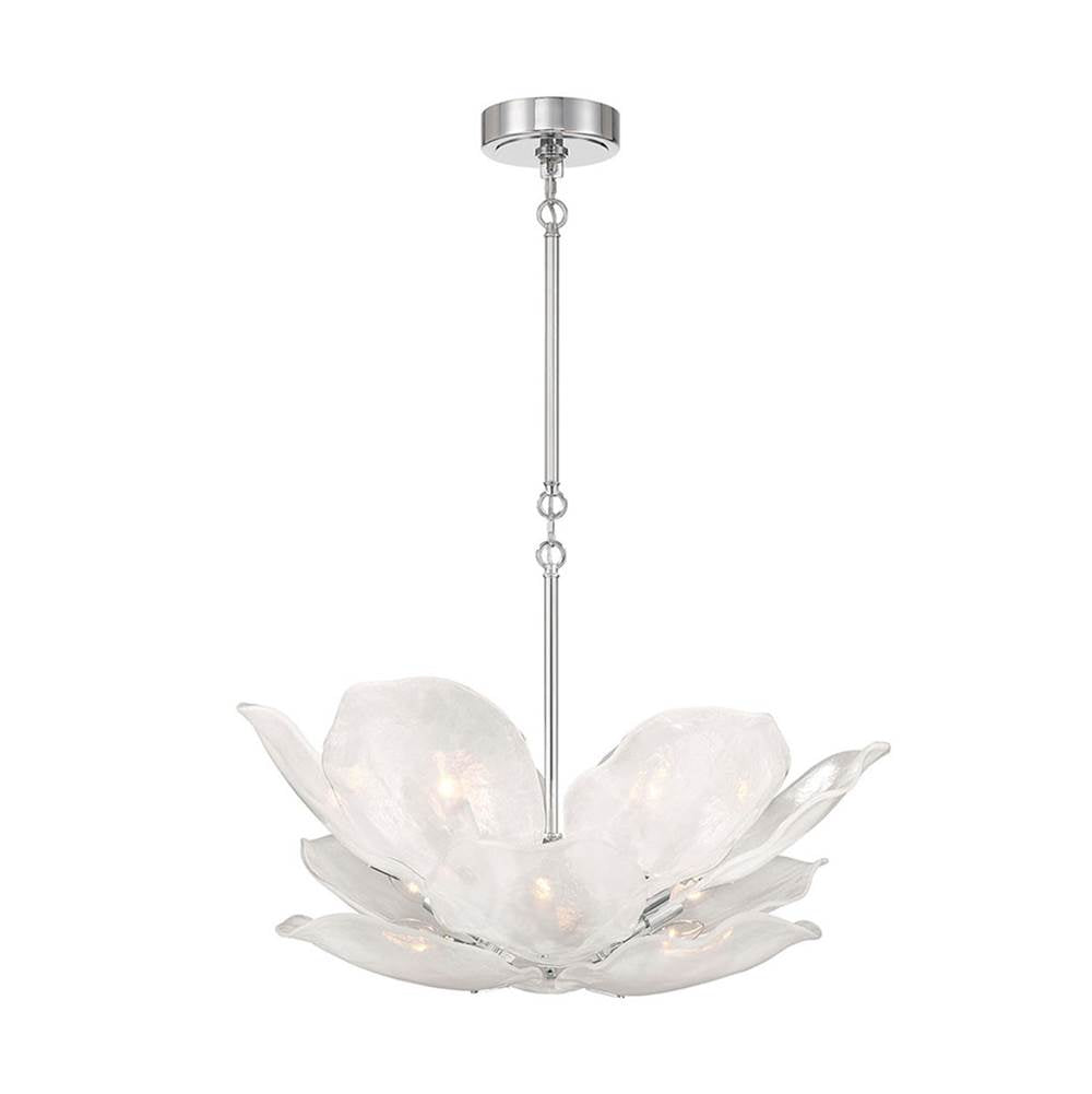 Lib&Co 12054-01 Chrome Corato, 12 Light Chandelier, Chrome Image 1