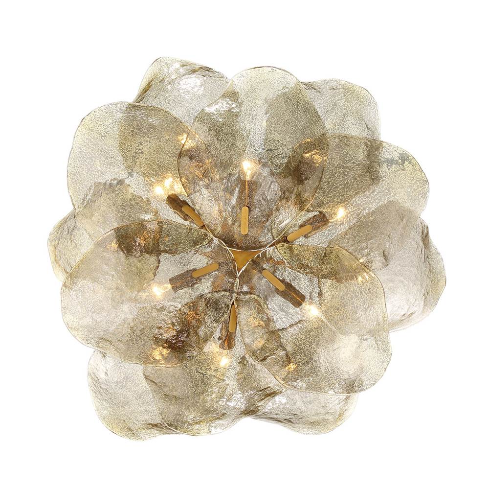 Lib&Co 12054-037 Brushed Brass Corato, 12 Light Chandelier, Brushed Brass Image 2