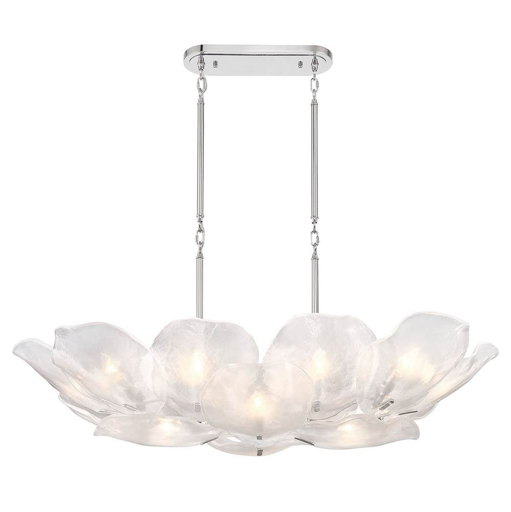 Lib&Co 12056-01 Chrome Corato, 14 Light Island Chandelier, Chrome Image 1