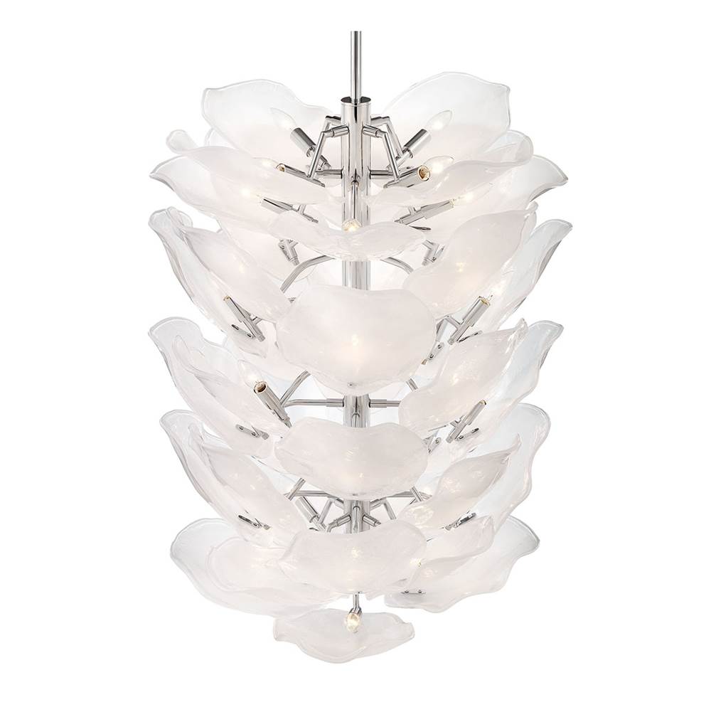 Lib&Co 12057-01 Chrome Corato, 40 Light Grand Chandelier, Chrome Image 2