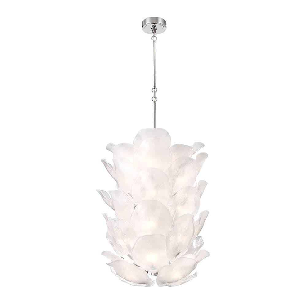Lib&Co 12057-01 Chrome Corato, 40 Light Grand Chandelier, Chrome Image 1