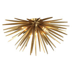 Lib&Co Trapani, 3 Light Ceiling Mount, Soft Brass