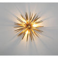 Lib&Co 12058-05 Soft Brass Trapani, 3 Light Ceiling Mount, Soft Brass Image 1