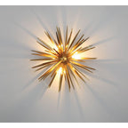 Lib&Co 12058-05 Soft Brass Trapani, 3 Light Ceiling Mount, Soft Brass Image 1