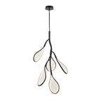 Lib&Co Volare, 5 Light Led Chandelier, Brushed Gunmetal