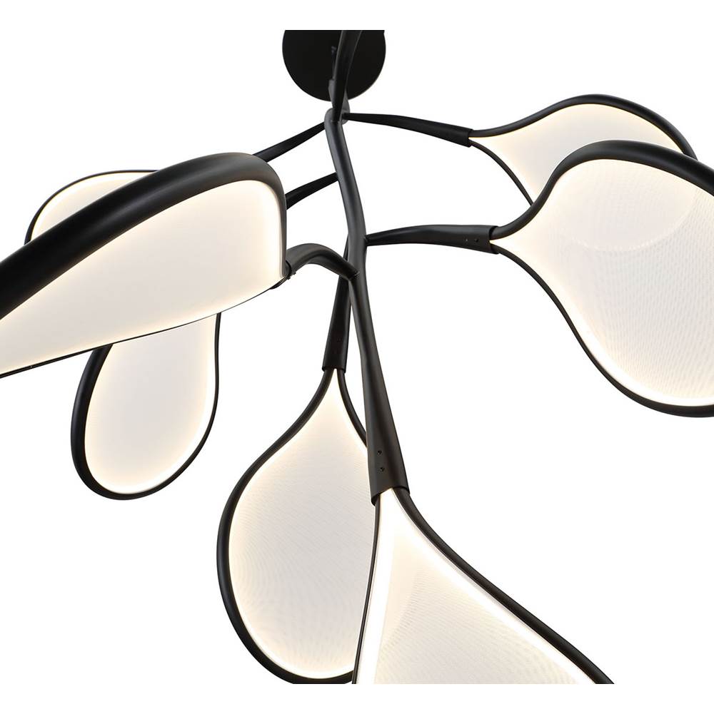 Lib&Co 12060-032 Brushed Gunmetal Volare, 8 Light Led Grand Chandelier, Brushed Gunmetal Image 2
