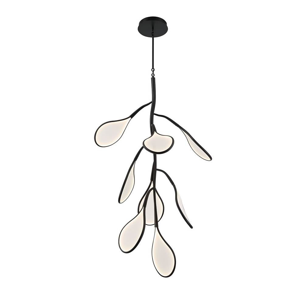 Lib&Co 12060-032 Brushed Gunmetal Volare, 8 Light Led Grand Chandelier, Brushed Gunmetal Image 1