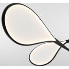 Lib&Co Volare, 6 Light Oval Led Chandelier, Brushed Gunmetal