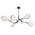 Lib&Co 12063-032 Brushed Gunmetal Volare, 6 Light Oval Led Chandelier, Brushed Gunmetal Image 1
