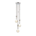 Lib&Co 12064-01 Chrome Bellissima, 3 Light Led Pendant, Chrome Image 1