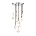 Lib&Co 12065-01 Chrome Bellissima, 9 Light Led Chandelier, Chrome Image 1