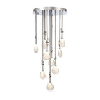 Lib&Co 12065-01 Chrome Bellissima, 9 Light Led Chandelier, Chrome Image 1