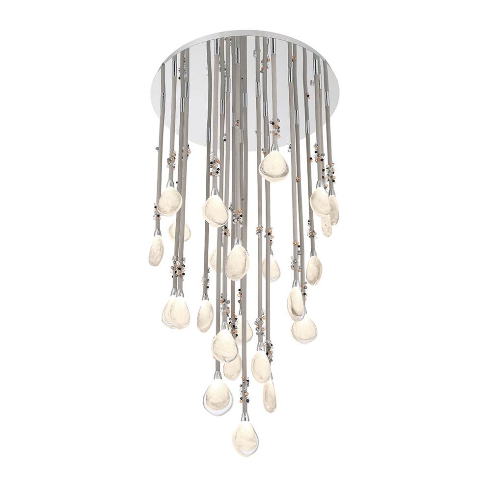 Lib&Co Bellissima, 24 Light Led Chandelier, Chrome