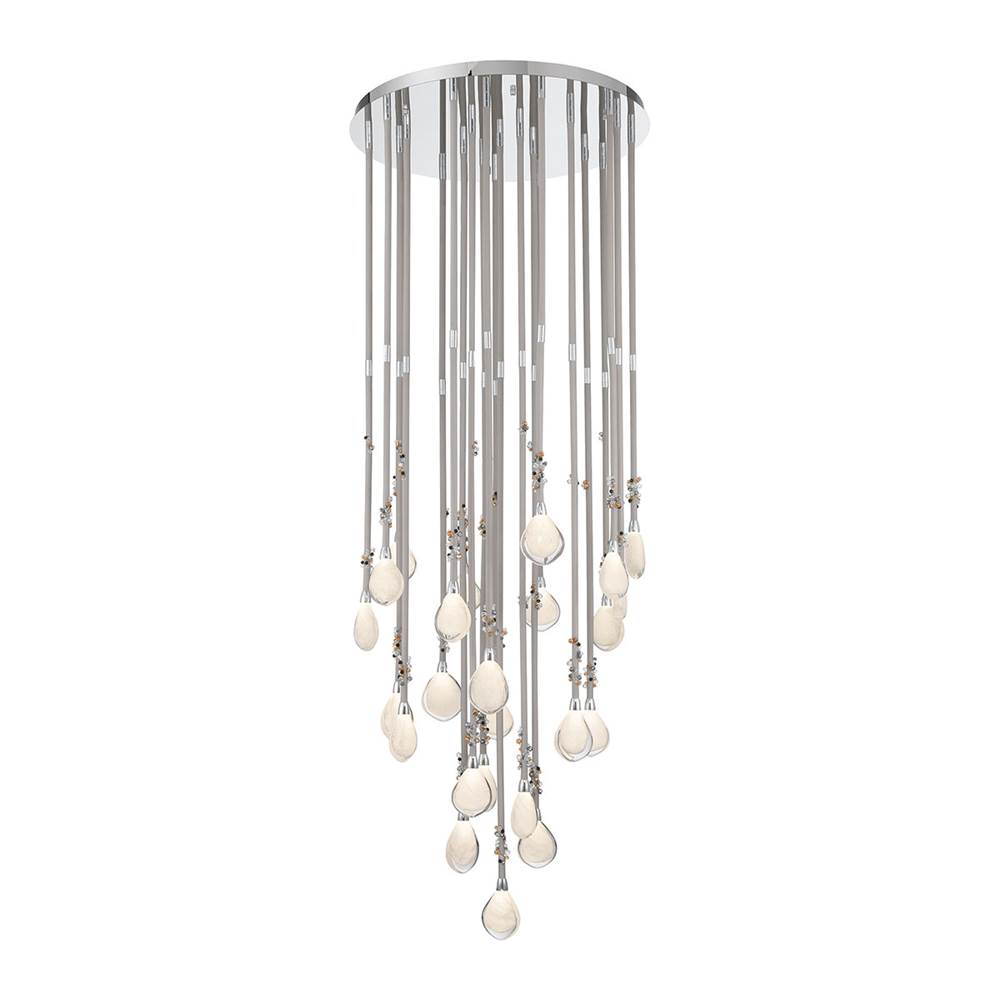 Lib&Co 12066-01 Chrome Bellissima, 24 Light Led Chandelier, Chrome Image 5