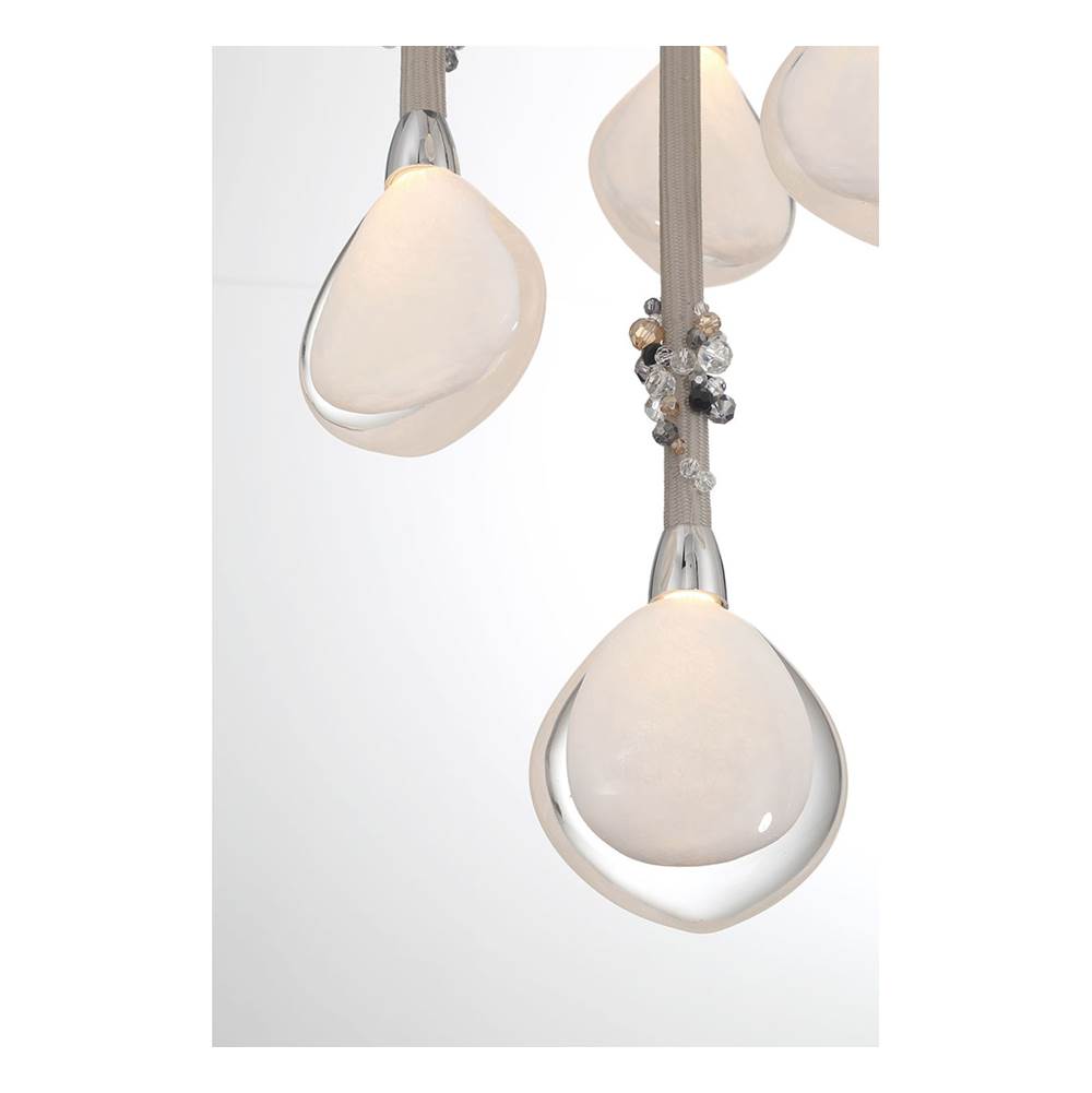 Lib&Co 12066-01 Chrome Bellissima, 24 Light Led Chandelier, Chrome Image 2