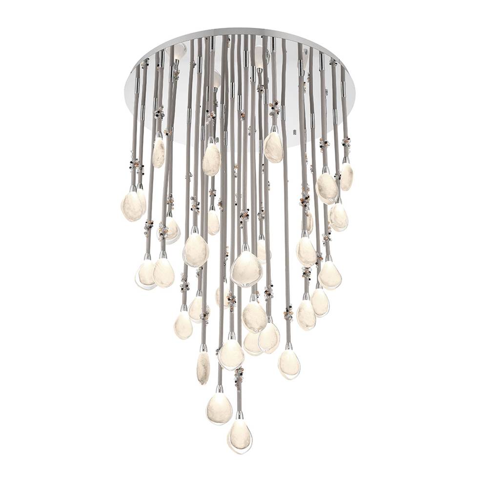 Lib&Co Bellissima, 32 Light Led Grand Chandelier, Chrome