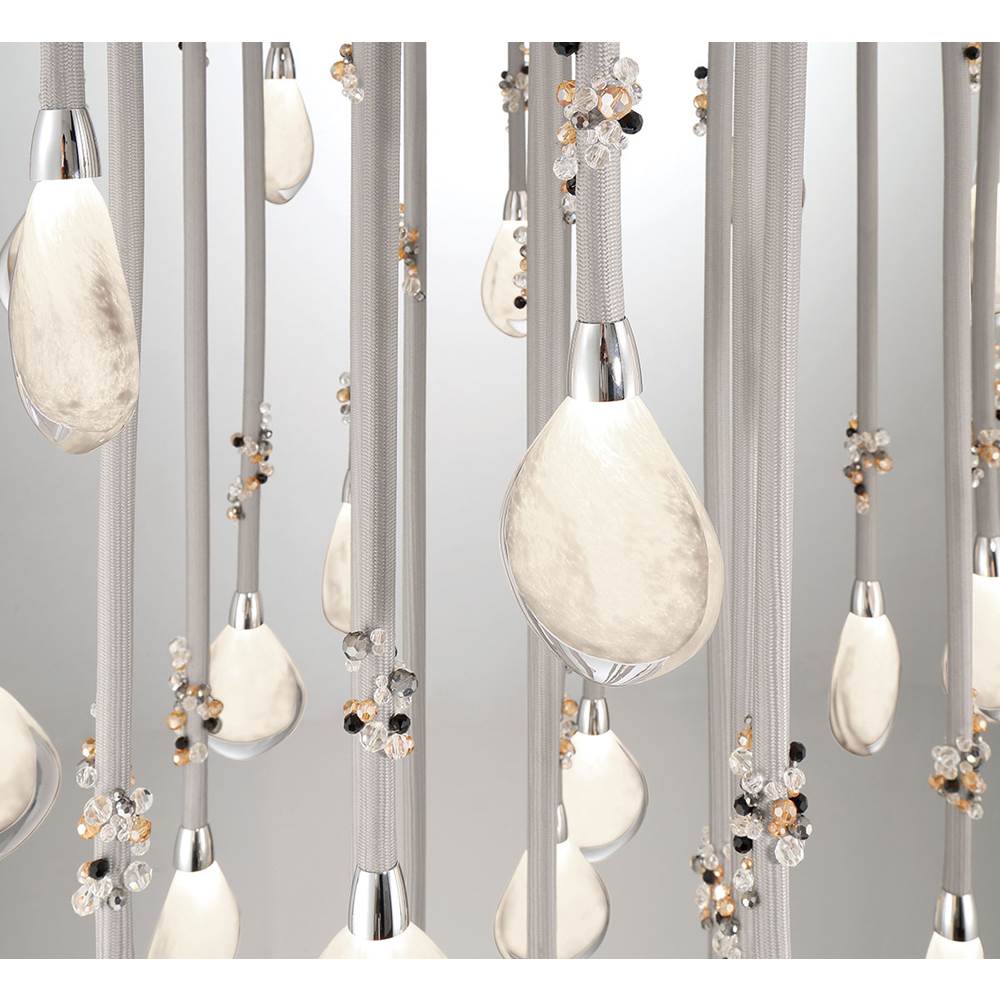 Lib&Co 12067-01 Chrome Bellissima, 32 Light Led Grand Chandelier, Chrome Image 3