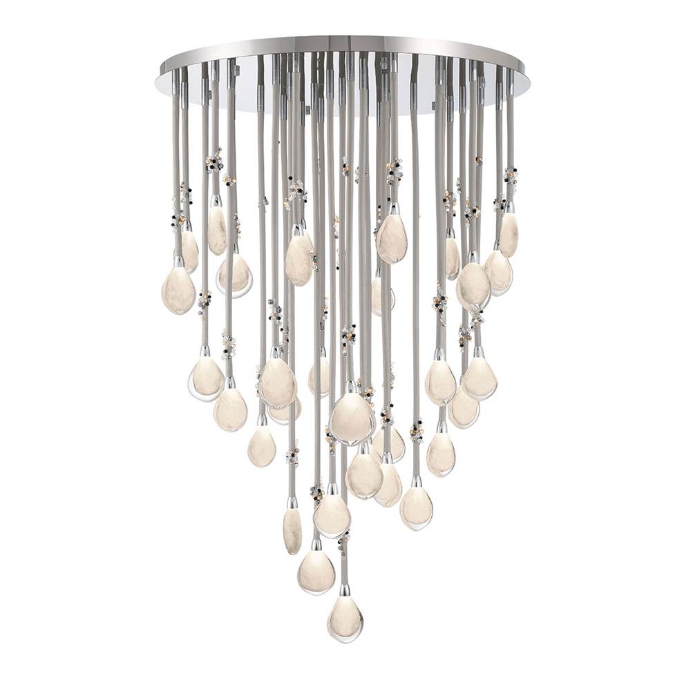 Lib&Co 12067-01 Chrome Bellissima, 32 Light Led Grand Chandelier, Chrome Image 1