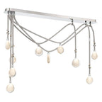 Lib&Co Bellissima, 10 Light Linear Chandelier, Chrome