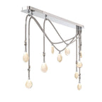 Lib&Co 12068-01 Chrome Bellissima, 10 Light Linear Chandelier, Chrome Image 2