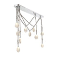 Lib&Co 12068-01 Chrome Bellissima, 10 Light Linear Chandelier, Chrome Image 1