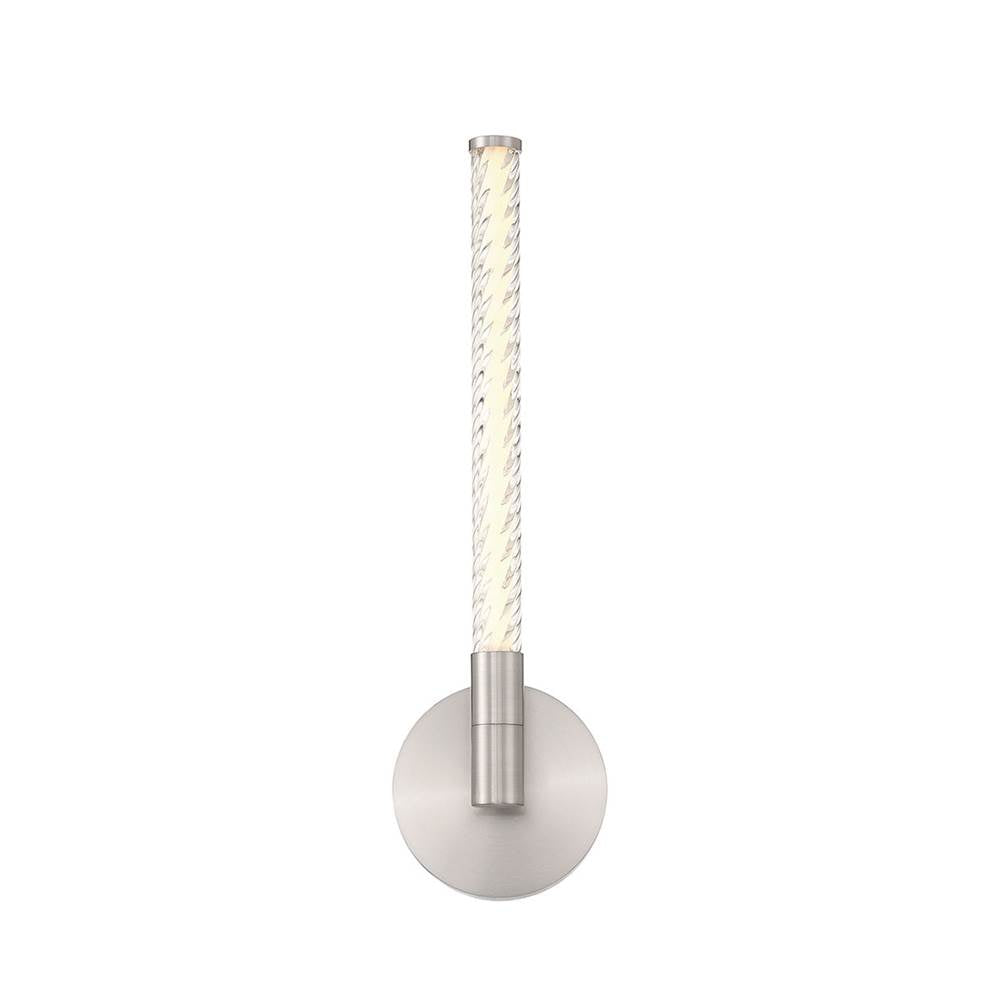 Lib&Co 12078-012 Satin Nickel Volterra, 1 Light Led Wall Mount, Satin Nickel Image 1